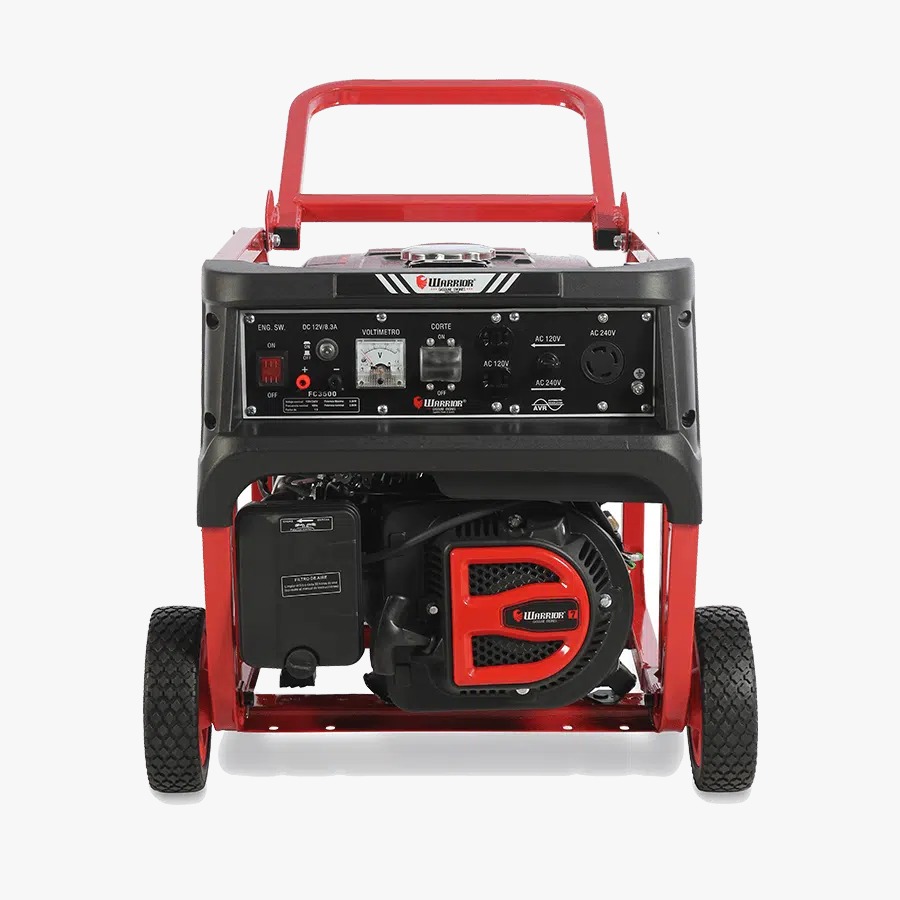 PLANTA ELECTRICA WARRIOR GASOLINA 3.3KW 110/220V 1F FG3500